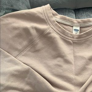 OLD NAVY MAUVE PINK CREWNECK